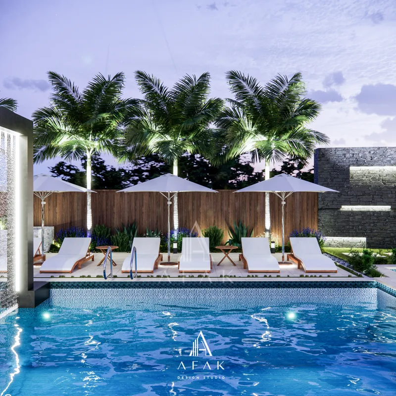 Backyard Pool and Landscape — view 4