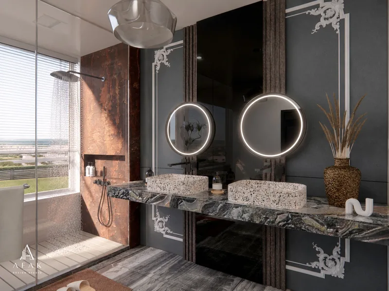 A modern Bath design in Dallas, Texas, U.S — view 2
