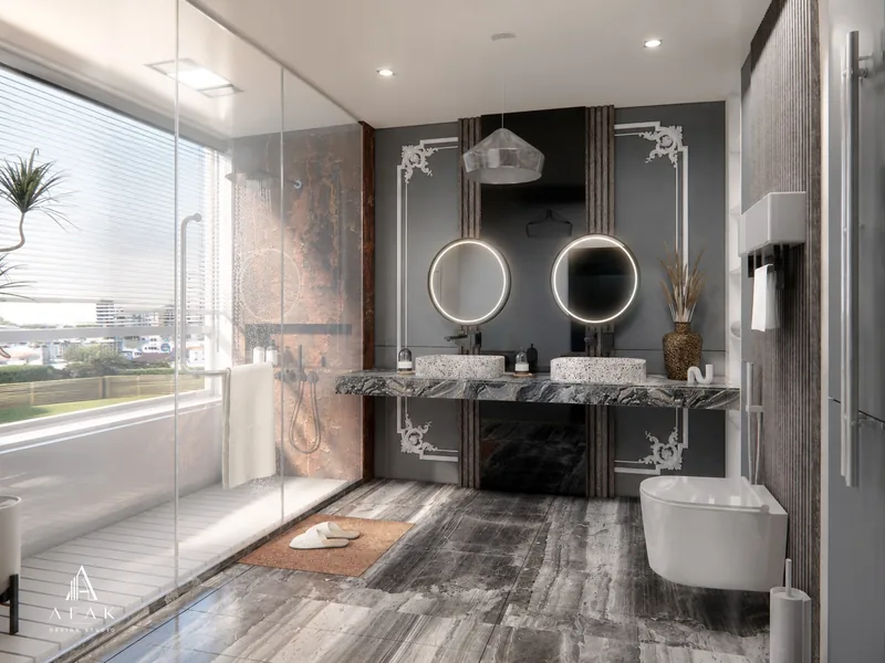 A modern Bath design in Dallas, Texas, U.S — view 3