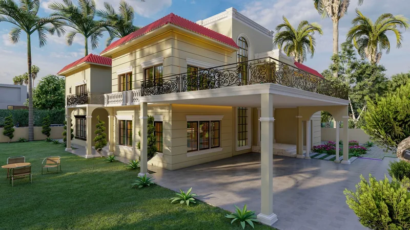 A modern classic style residential house in Kuwait — view 3